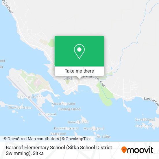 Baranof Elementary School (Sitka School District Swimming) map