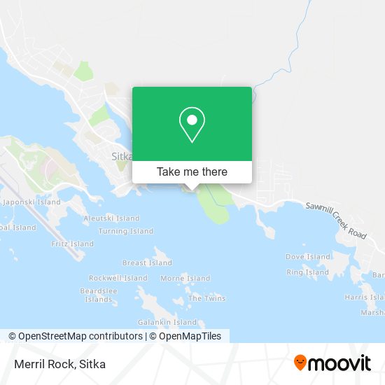 Merril Rock map