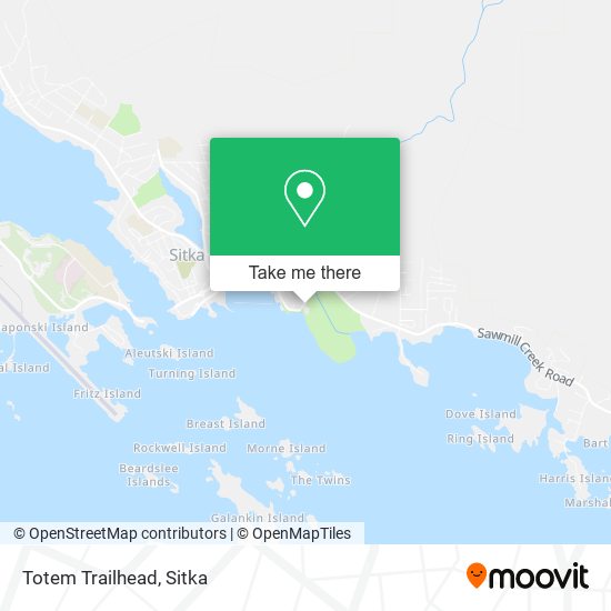 Totem Trailhead map