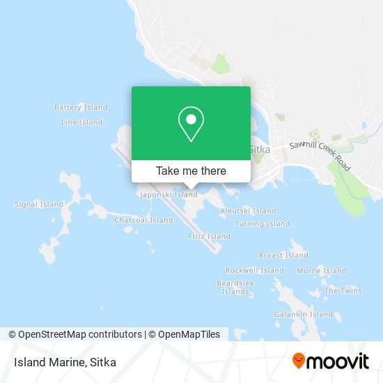 Island Marine map