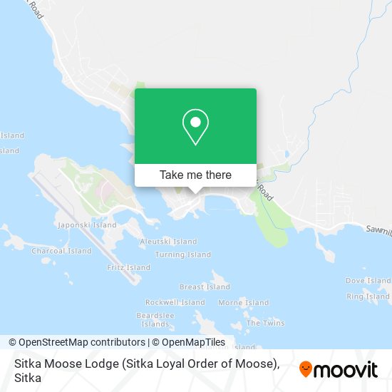 Sitka Moose Lodge (Sitka Loyal Order of Moose) map