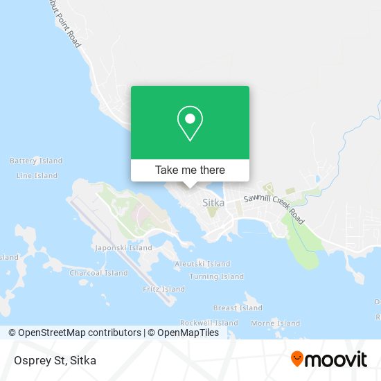 Osprey St map