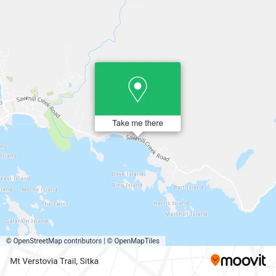 Mapa de Mt Verstovia Trail