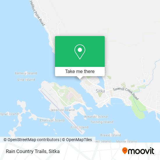Rain Country Trails map