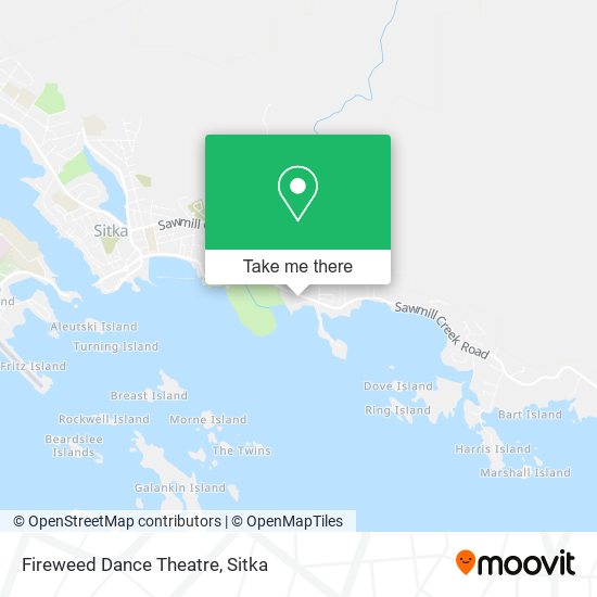 Fireweed Dance Theatre map