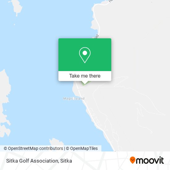 Mapa de Sitka Golf Association