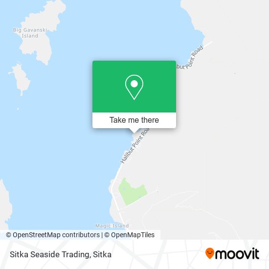 Sitka Seaside Trading map