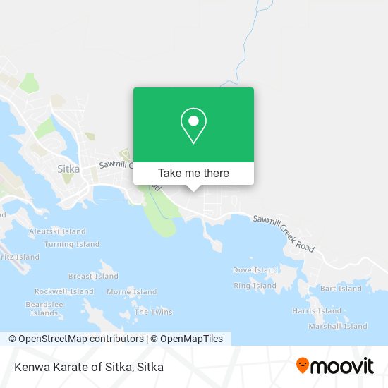 Mapa de Kenwa Karate of Sitka