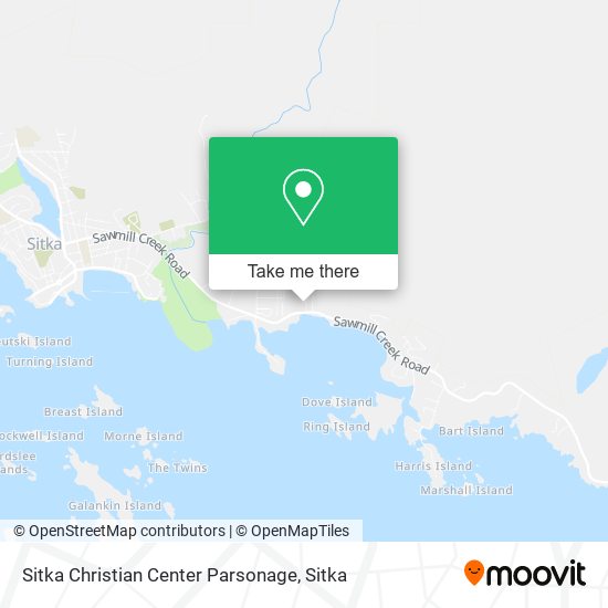 Mapa de Sitka Christian Center Parsonage