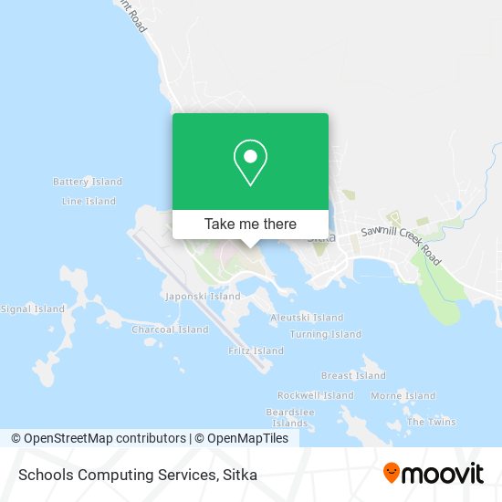 Mapa de Schools Computing Services