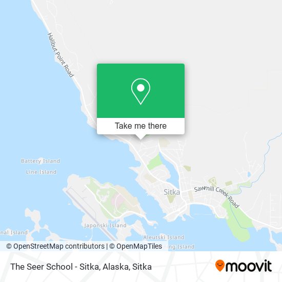 The Seer School - Sitka, Alaska map