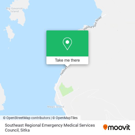 Southeast Regional Emergency Medical Services Council map