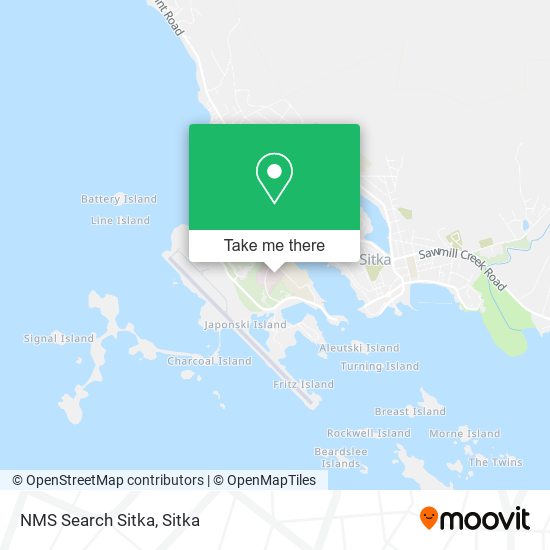 NMS Search Sitka map