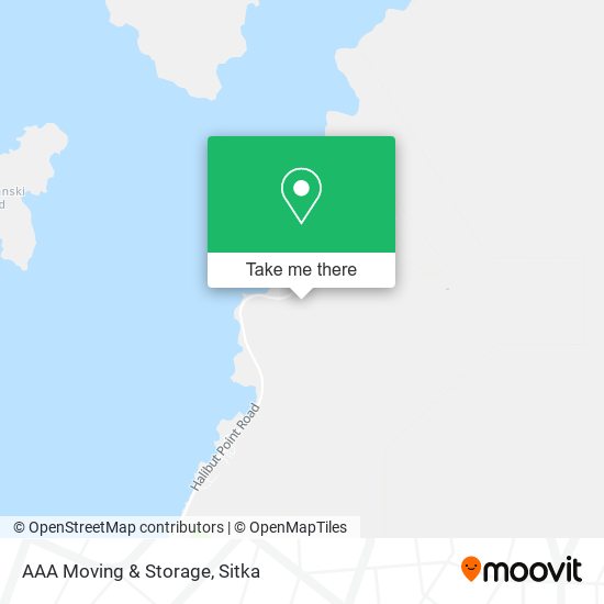 Mapa de AAA Moving & Storage