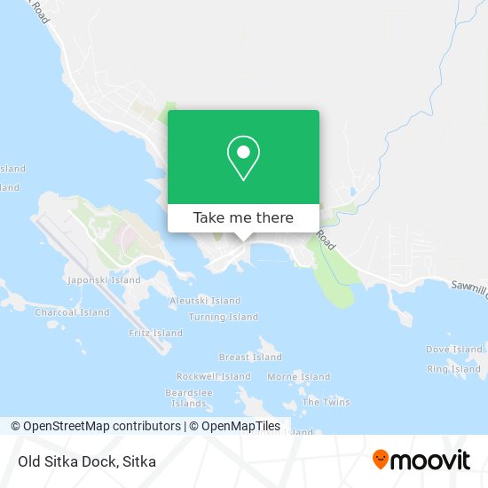 Old Sitka Dock map