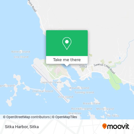 Sitka Harbor map