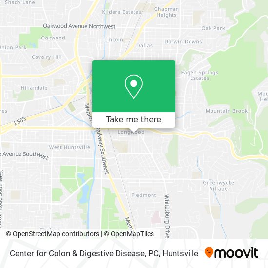 Mapa de Center for Colon & Digestive Disease, PC