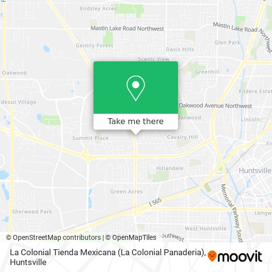 La Colonial Tienda Mexicana (La Colonial Panaderia) map