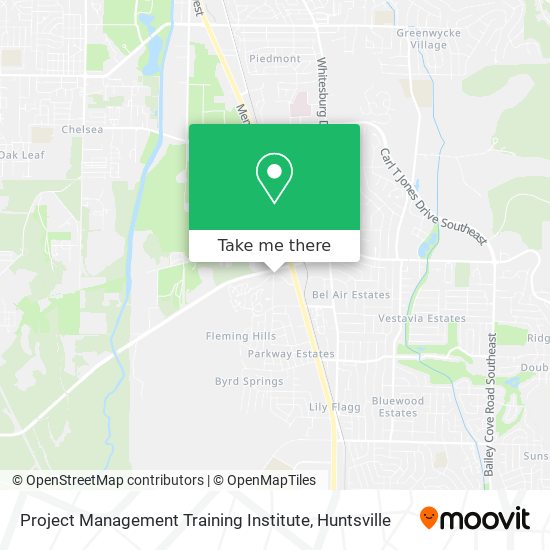 Project Management Training Institute map