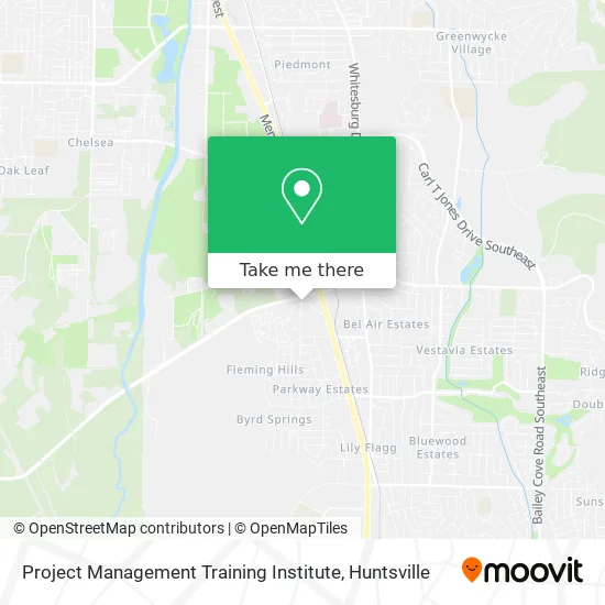 Project Management Training Institute map