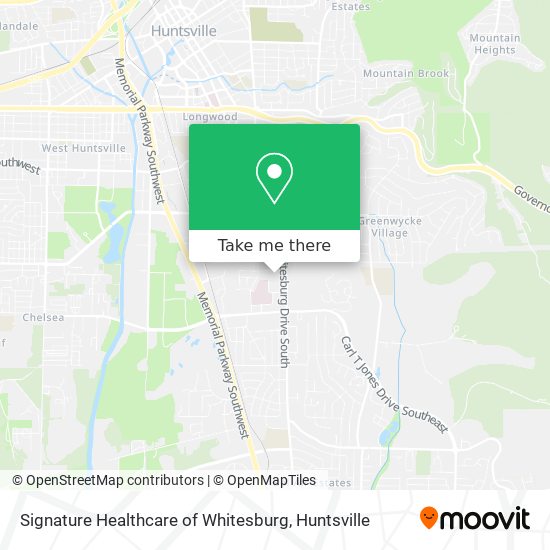 Signature Healthcare of Whitesburg map