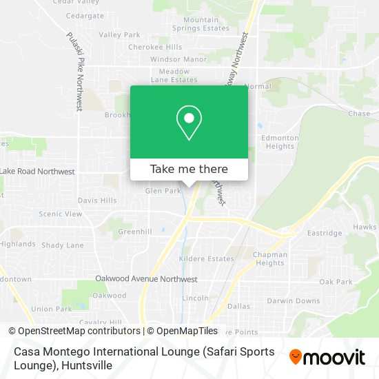 Casa Montego International Lounge (Safari Sports Lounge) map