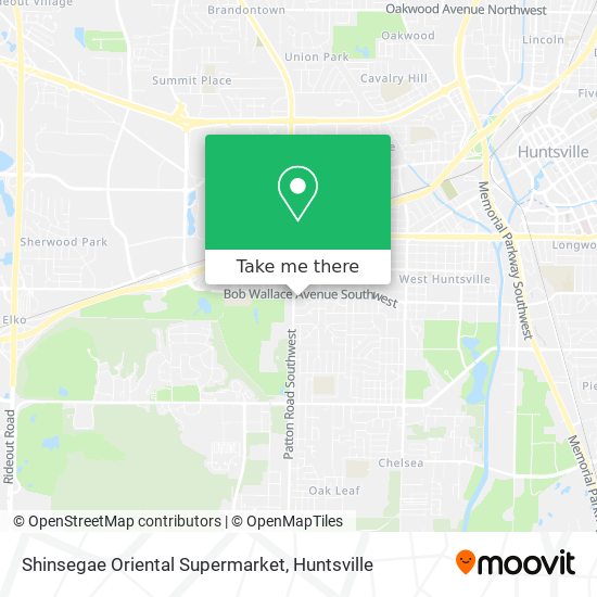 Mapa de Shinsegae Oriental Supermarket