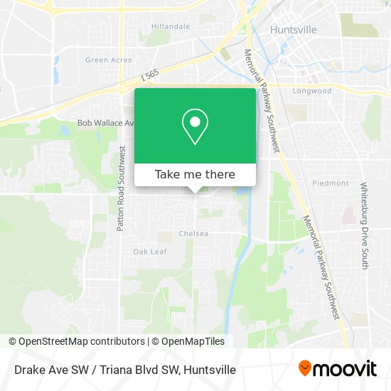 Mapa de Drake Ave SW / Triana Blvd SW