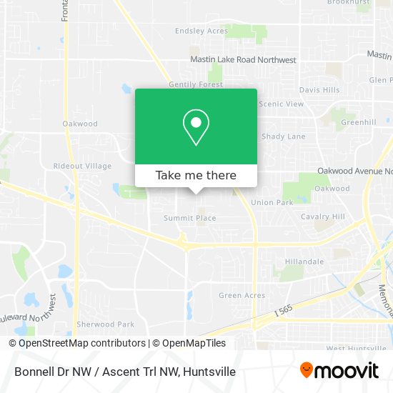 Mapa de Bonnell Dr NW / Ascent Trl NW