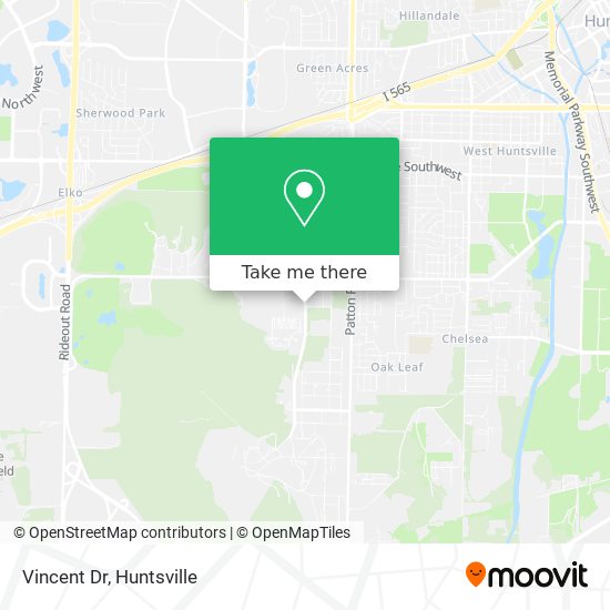 Vincent Dr map