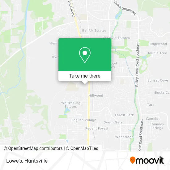 Lowe's map