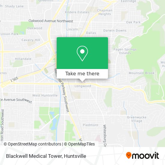 Blackwell Medical Tower map