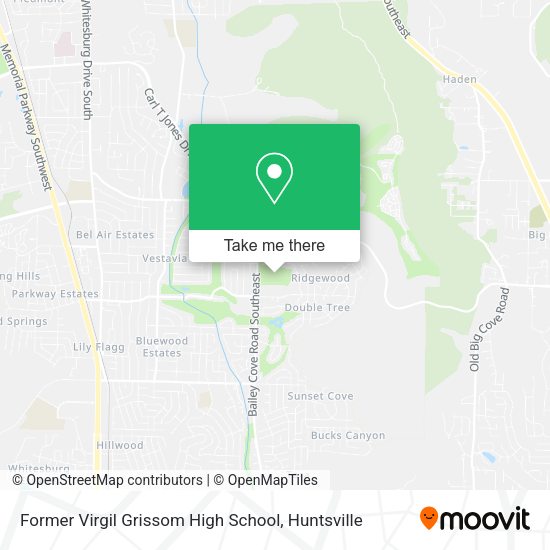 Former Virgil Grissom High School map