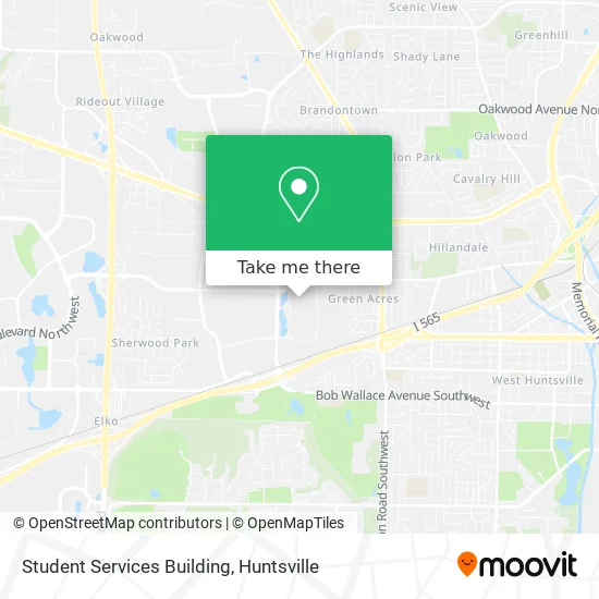 Student Services Building map