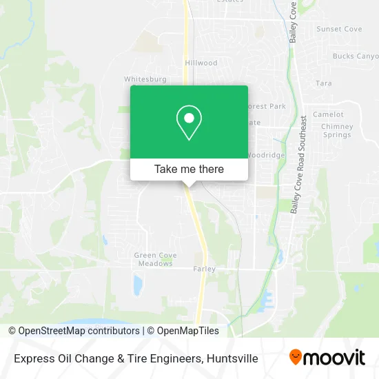 Express Oil Change & Tire Engineers map