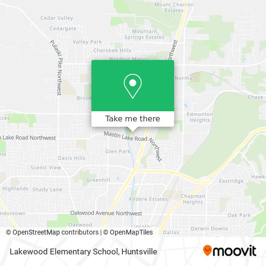 Mapa de Lakewood Elementary School