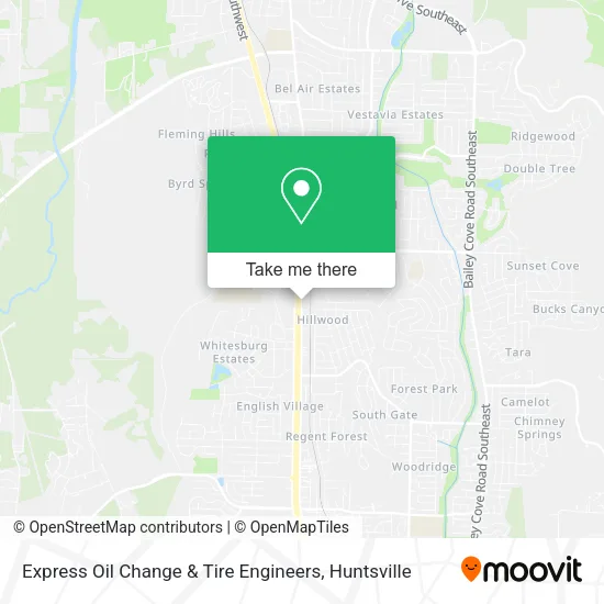Express Oil Change & Tire Engineers map