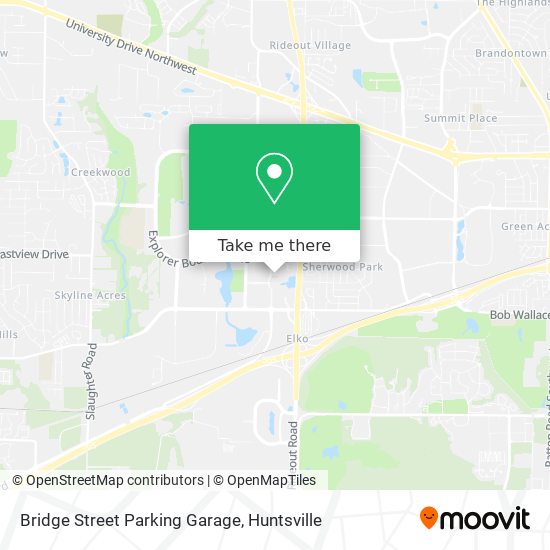 Mapa de Bridge Street Parking Garage