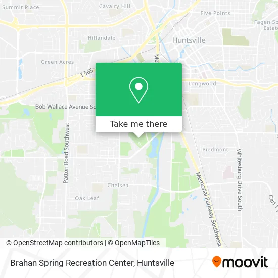 Brahan Spring Recreation Center map
