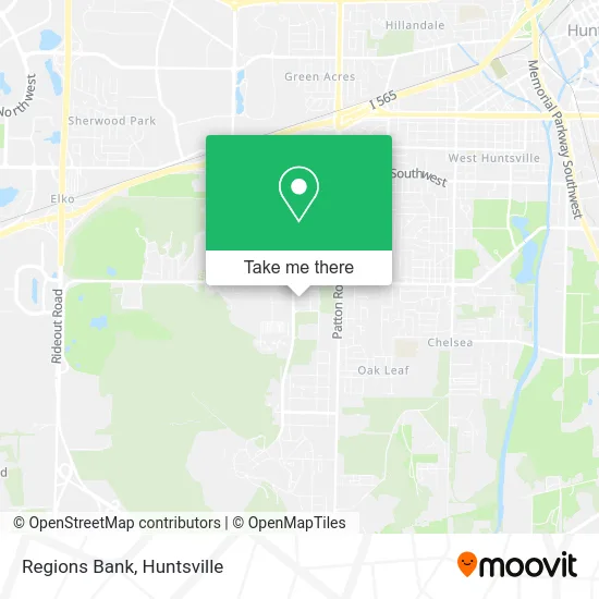 Regions Bank map