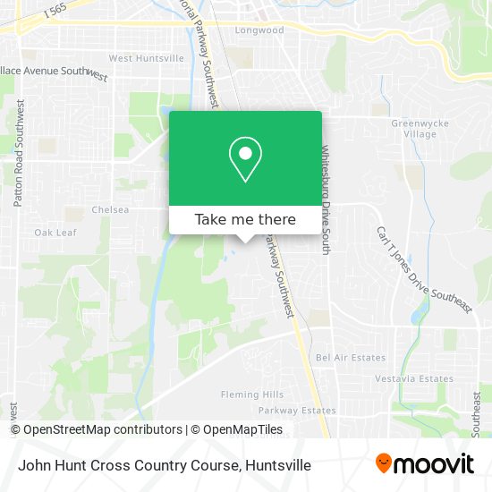 Mapa de John Hunt Cross Country Course