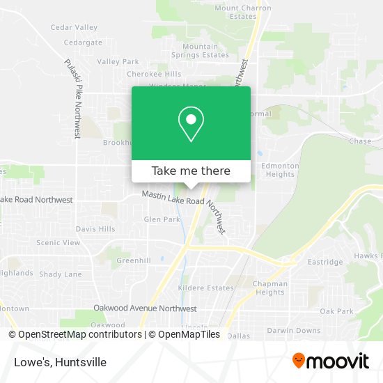 Lowe's map