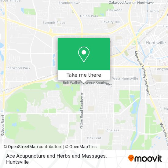 Ace Acupuncture and Herbs and Massages map