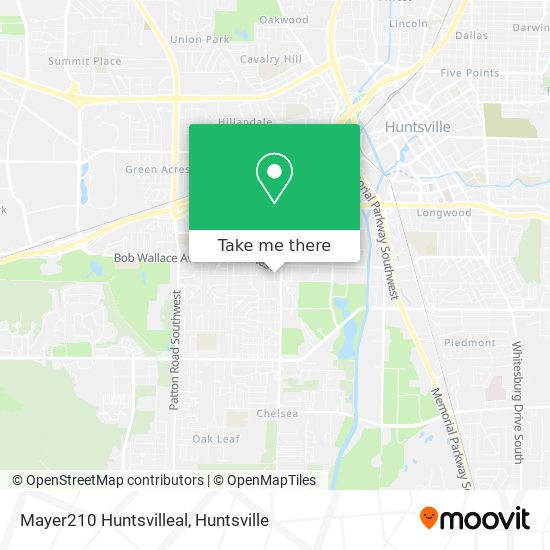 Mapa de Mayer210 Huntsvilleal