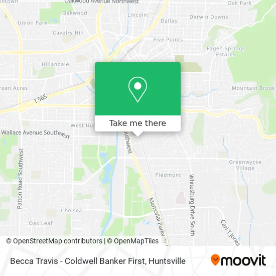 Becca Travis - Coldwell Banker First map