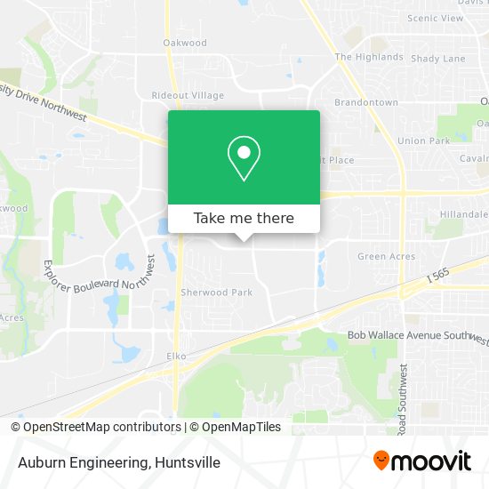 Auburn Engineering map