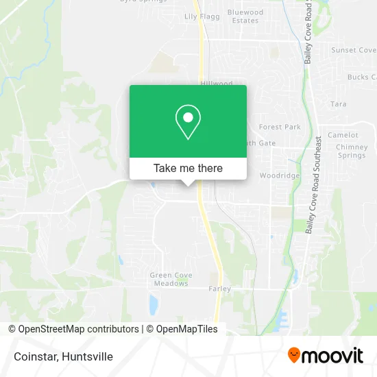 Coinstar map