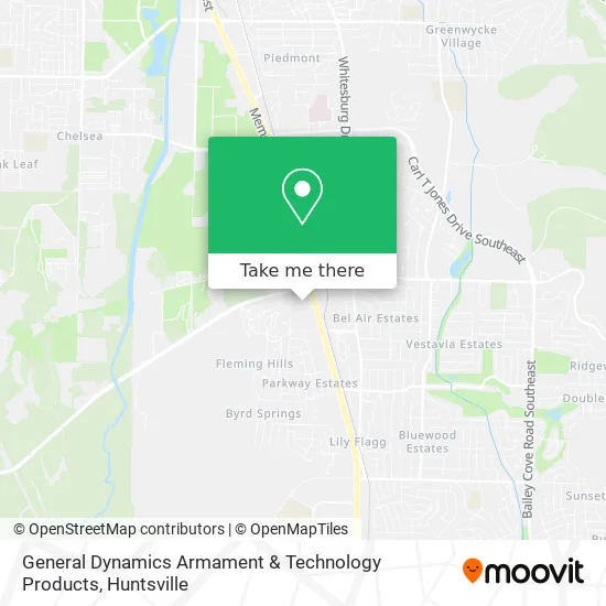 General Dynamics Armament & Technology Products map