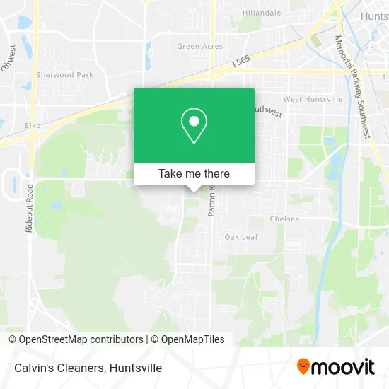 Calvin's Cleaners map