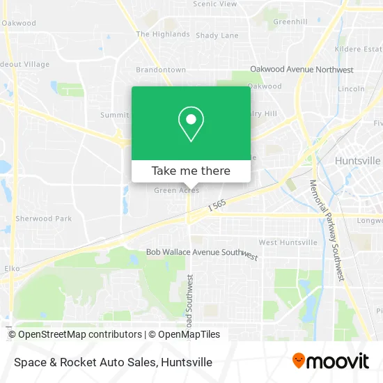 Space & Rocket Auto Sales map